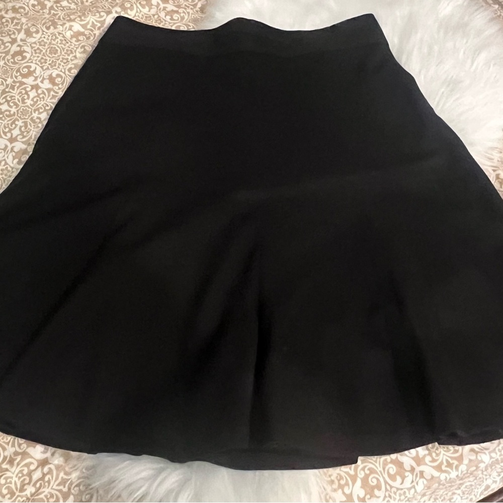 Rafaella Black Skater Skirt